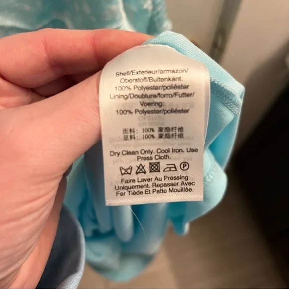 DKNY Printed Midi Dress Size 16 - Picture 6 of 7